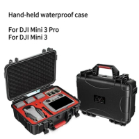 For DJI Mini 3 Waterproof Case Portable Crossbody for DJI Mini 3 RC/RC-N1 Remote Control Universal P