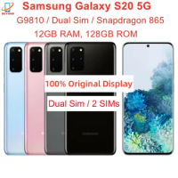Samsung Galaxy S20 5G Dual Sim G9810 6.2" ROM 128GB RAM 12GB Snapdragon 865 NFC Octa Core Original Android Cell Phone