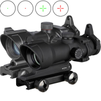 Tactics 1X32 Red Dot Tactical Sight Optical Rifle Scopes Red Dot Scope Hunting Scopes green Crosshair With 20mm mount