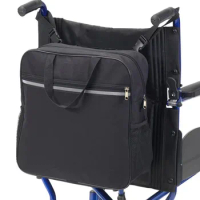 Adjustable Wheelchair Storage Bag Shopping Mobility Storage Handle for Scooter Walker Frame Storage Handbags Organizer Pouch
