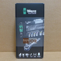 ::bonJOIE:: 德國 Wera Tool Check PLUS 迷你棘輪扳手套筒 39件組 捷克製 (全新盒裝) 兩分1/4 起子組 8001A