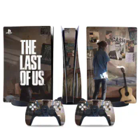 Last of us design for PS5 disk Skin Sticker Decal Cover for PS5 disk vinyl skins for PS5 Skin with 2 controllers skins