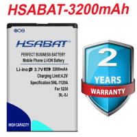 HSABAT 3200mAh BL-5J Battery for Nokia Lumia 520 5800XM 5900XM 5228 5230 5232 5233 5235 5236 X6M N900