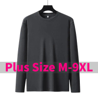85-150kg Men's Warm Sweatshirt Large Size Men Wear Big Size Winter Sweaters Plus Size 3XL-8XL Long S