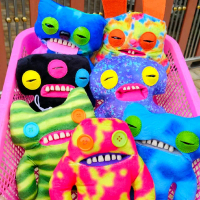 (เทียบแท้)ตุ๊กตาน้องเหยิน Flugger monster ตัวใหญ่ 8นิ้ว งานดีมาก