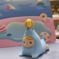 Kawaii Limited Edition Seal Baby Pucky Action Figure Toys PVC Pucky 100% Figure Gifts for Kids Lovely Pucky Figure Doll