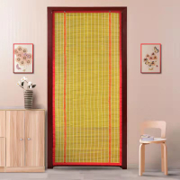 [GG Fabric art]51KM Wholesale Door Curtain Outdoor Household Summer Door Curtain for External Use Summer Breathable Anti-Mosquito Mesh Door Curtain Anti-Fly