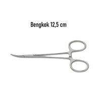 Mosquito Forceps STR/CVD - Klem Lurus Bengkok Medis CVD / Bengkok 12,5 cm
