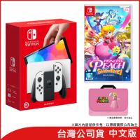 618 限定組合★【Nintendo 任天堂】Switch OLED主機(白)+碧姬公主 表演時刻組合