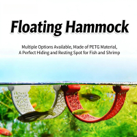 Aqua Haven Floating Fish Tank Hammock Resting Spot for Betta Small Fish Shrimp Acrylic Hideaway Aqua