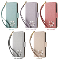 Sesuai untuk sarung telefon iPhone 16E, dompet corak bunga lychee 17 Pro, sarung pelindung Apple 14