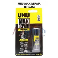 UHU MAX REPAIR EXTREME ADHESIVE LEM SUPER KUAT KACA BESI KULIT KAYU