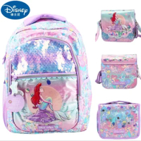 New Genuine Disney Australia Smiggle Mermaid School Bag Student Stationery Student Pen Case Lunch Bag Backpack School Kid's Gift