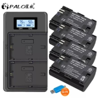 LP-E6 LP E6 LPE6 E6N Battery + LCD Dual Charger For Canon EOS 5DS R 5D Mark II III 5D 6D 7D 70D 80D EOS 60D for Canon Cameras
