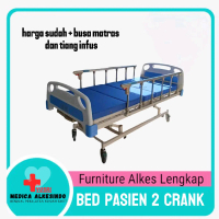 Bed Pasien 2 Crank Abs | Ranjang Rumah Sakit 2 Crank