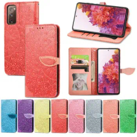 Embossing Card Wallet Phone Case For Samsung Galaxy X Cover 6 4 F23 F52 F62 J2 Core J120 A03 Note 9 8 Magnetic Holder Flip Cover