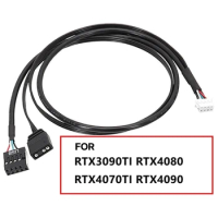 RGB Connection Line for RTX3090TI RTX4080 RTX4070TI RTX4070 RTX4090TI Seven Rainbow Graphics Card Synchronization Line
