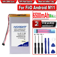 HSABAT 6500mAh Battery for FiiO Android M11 HIFI Music MP3 Player for Fiio M11 Pro M11Pro Player
