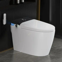 Tankless Smart Toilet With Bidet Built In, One-piece Bidet Toilet Seat, Auto Flush, Auto Open &amp; Auto Close,Heated Seat, Warm Wat