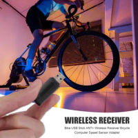 USB Stick ANT+ Wireless Receiver Bicycle Computer Adapter Speed Cadence Sensor