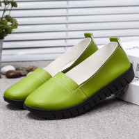 RUNTIP (4 color) Kasut Jururawat Putih Nurse Shoes Slip Buckle Flat Shoes Nurse White Shoes㏇L0315