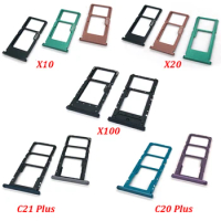10PCS For Nokia X10 X20 X100 C20 Plus C21 Plus Sim Card Reader Holder Sim Card Tray Holder Slot Adapter