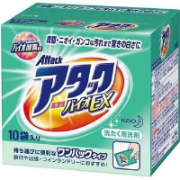 日本【花王】Attack高活性奈米洗衣粉 旅行用10袋入