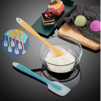 TXM Silicone Cake Cream Spatula Non-Stick Butter Cooking Kitchen Mixer Dumplings Pastry Scraper Mold Baking Accessories