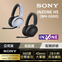 SONY 索尼 INZONE H5 無線耳罩式電競耳機 WH-G500(公司貨 保固12個月)
