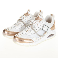 【SKECHERS】女 休閒系列 限量款 UNO- PREMIUM HERITAGE(149497WGD)
