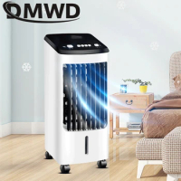 DMWD Electric Air-conditioning Fan Humidifier Arctic Cold Strong Wind Cooling Fans Remote Control Water-cooled Summer Cooler EU