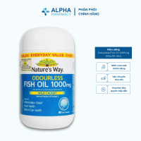 Viên Uống Bổ Sung EPA, DHA Hỗ Trợ Tốt Cho Mắt Và Não Nature's Way Odourless Fish Oil 1000mg - 80 Viê