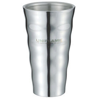 【【蘋果戶外】】UNIFLAME U666180 波浪型不鏽鋼斷熱杯 370ml 不鏽鋼杯 登山杯 斷熱杯 戶外杯具