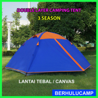 Fully Double Layer Camping Tent 2 Person Khemah Camping 2 orang Waterproof Tent