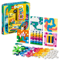 【LEGO 樂高】DOTS 豆豆樂系列 41957 豆豆拼貼底板超值組(手工藝 DIY)