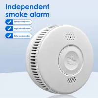 Freestanding Smoke Alarm 10 Years Battery Fire Smoke Detector Commercial Home Inductive Didi Alarm 2023 NEW