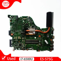 Used NBGEP11002 For Acer Aspire F5-573 F5-573G E5-575 E5-575G Laptop Motherboard DAZAAMB16E0 Mainboard With I7-6500U I7 CPU