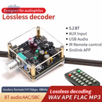 XY-LA01 Wireless Adapter Bluetooth-Compatible 5.1 Receiver Board DAC Audio Decoder Board for DIY Electronic Component Kit