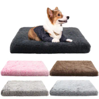 Large Dogs Sofa Bed for Dog Pet Calming Bed Warm Nest Winter Warm Cat Bed Washable Blanket Sofa Cover Fluffy Dogs Sofa for Pet