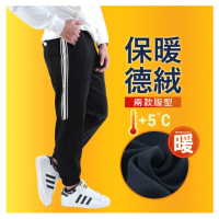 【JU SHOP】超厚！保暖親膚德絨休閒褲 工作褲 工裝褲(男運動長褲/束口褲/長褲/保暖褲/下著)