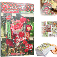 Japanese Manga Style Sticker Book Romantic Memory Series - 45 Pieces of Ancient Comic Style Material