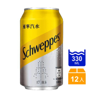 【Schweppes 舒味思】通寧汽水330mlx12入