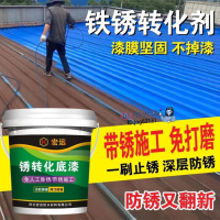 【全球優品滙】一刷鐵鏽變底漆 多色選擇】彩鋼瓦翻新漆 鐵銹轉化漆 金屬除鏽劑 水性金屬漆 防銹漆 除銹劑 免打磨鐵銹轉化