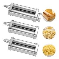 Noodle Paste Maker For Kitchenaid Pasta Maker Stainless Steel Pasta Spaghetti Roller Stand Mixer Attachment Kitchen Tool