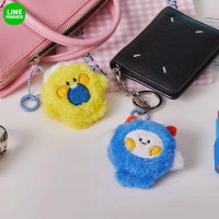 Truz Minini Treasure Series Plush Doll Pendant Kawaii Line Friends Bag Ornaments Cartoon Souvenirs for Idols Cute Birthday Gifts