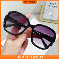 MOYOKA 2023 new sunglasses for women Fashionable large frame sunglasses with toad mirror lenses. vin