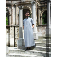 SAMASE JUBBA Saudi Slimfit Short Sleeve - A122 Semiwool New Popularity