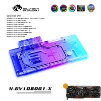 Bykski N-GV1080G1-X, Full Coverage GPU Water Block For GIGABYTE GTX1080G1 GTX1070G1 GAMING Graphics Card.VGA Cooler