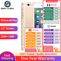 Original Apple iPhone 6S Plus 4G Mobile Phone 5.5" 2GB RAM 16GB/32GB/64GB/128GB ROM 12MP+5MP WIFI GPS Dual Core IOS SmartPhone