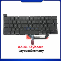 New A2141 Keyboard Germany DE Layout for MacBook Pro Retina 16" 2019 Year